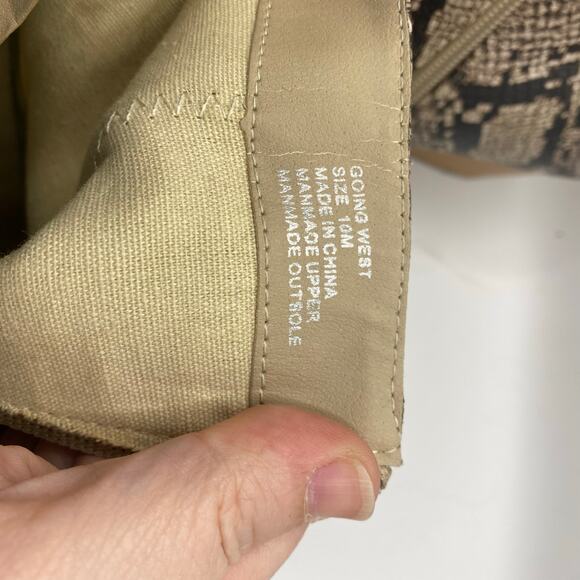 Coconuts by Matisse Going West Snakeskin Ankle Boots Women’s 10 - Picture 6 of 7